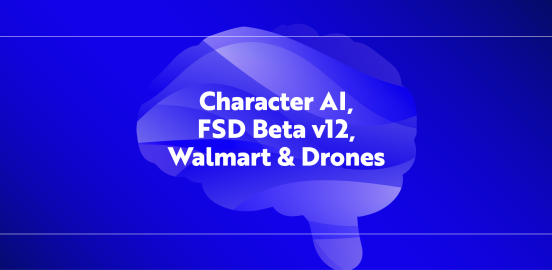 nick grous, sam korus, The Brainstorm, Tasha Keene, Andrew Kim, delivery drones, AI, artificial intelligence, Tesla, Walmart, FSD Beta v12, character AI